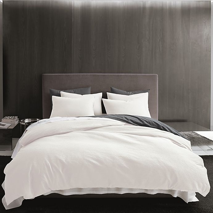 slide 2 of 5, Vera Wang Waffle Pique Queen Comforter Set - White, 1 ct