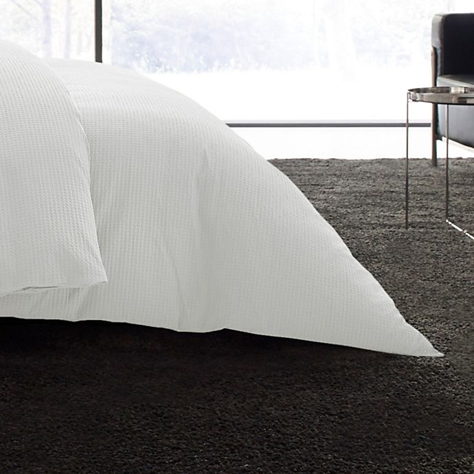 slide 4 of 5, Vera Wang Waffle Pique Queen Comforter Set - White, 1 ct