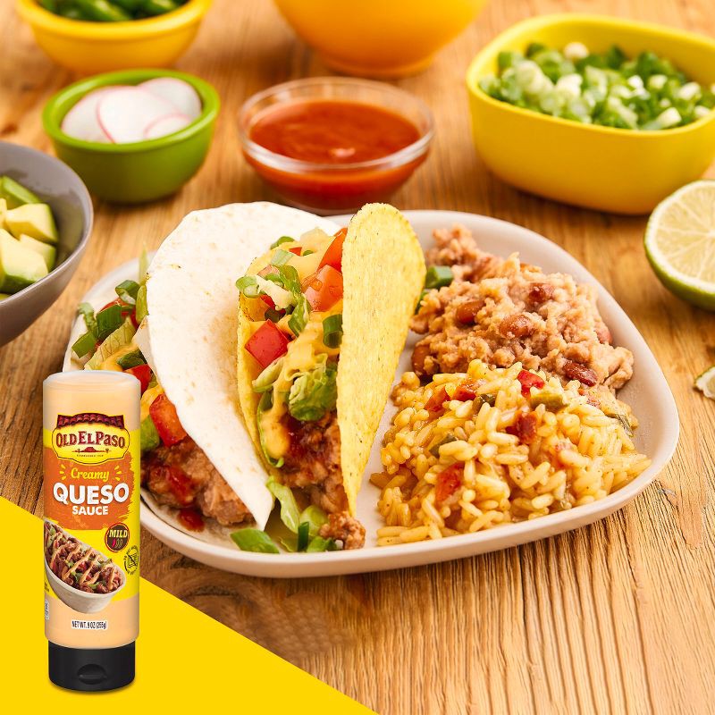 slide 3 of 10, Old El Paso Sauce Creamy Queso - 9oz, 9 oz