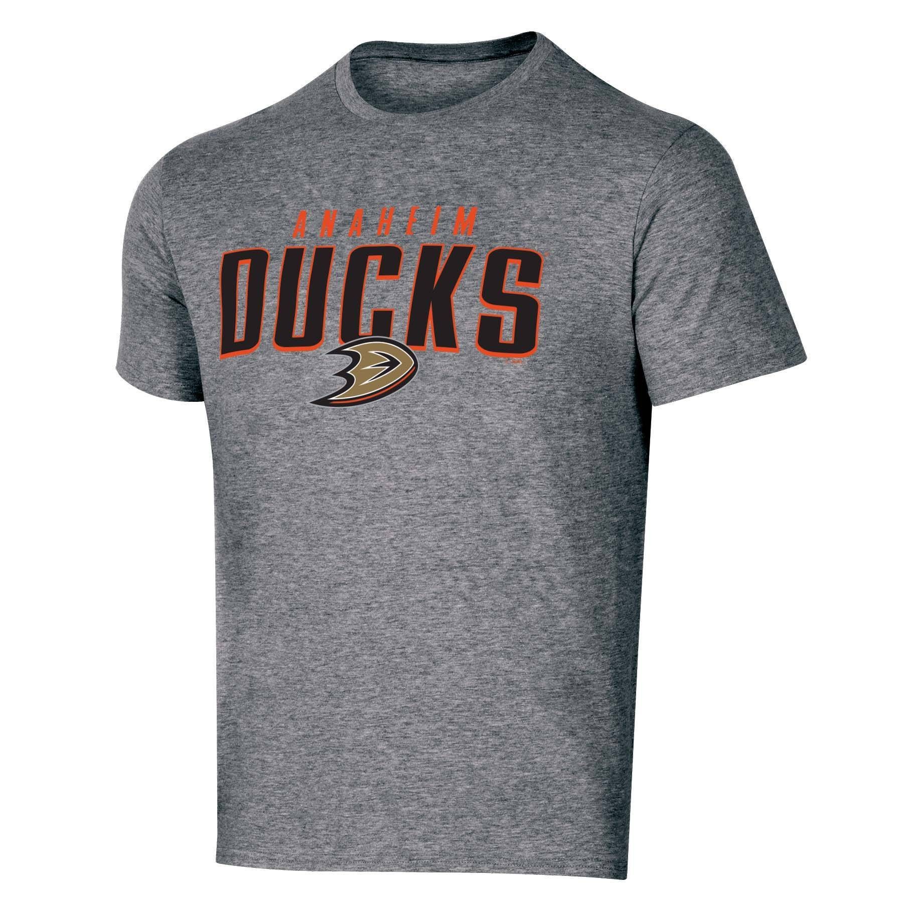 slide 1 of 2, NHL Anaheim Ducks Men&#39;s Short Sleeve Heather T-Shirt - XL, 1 ct