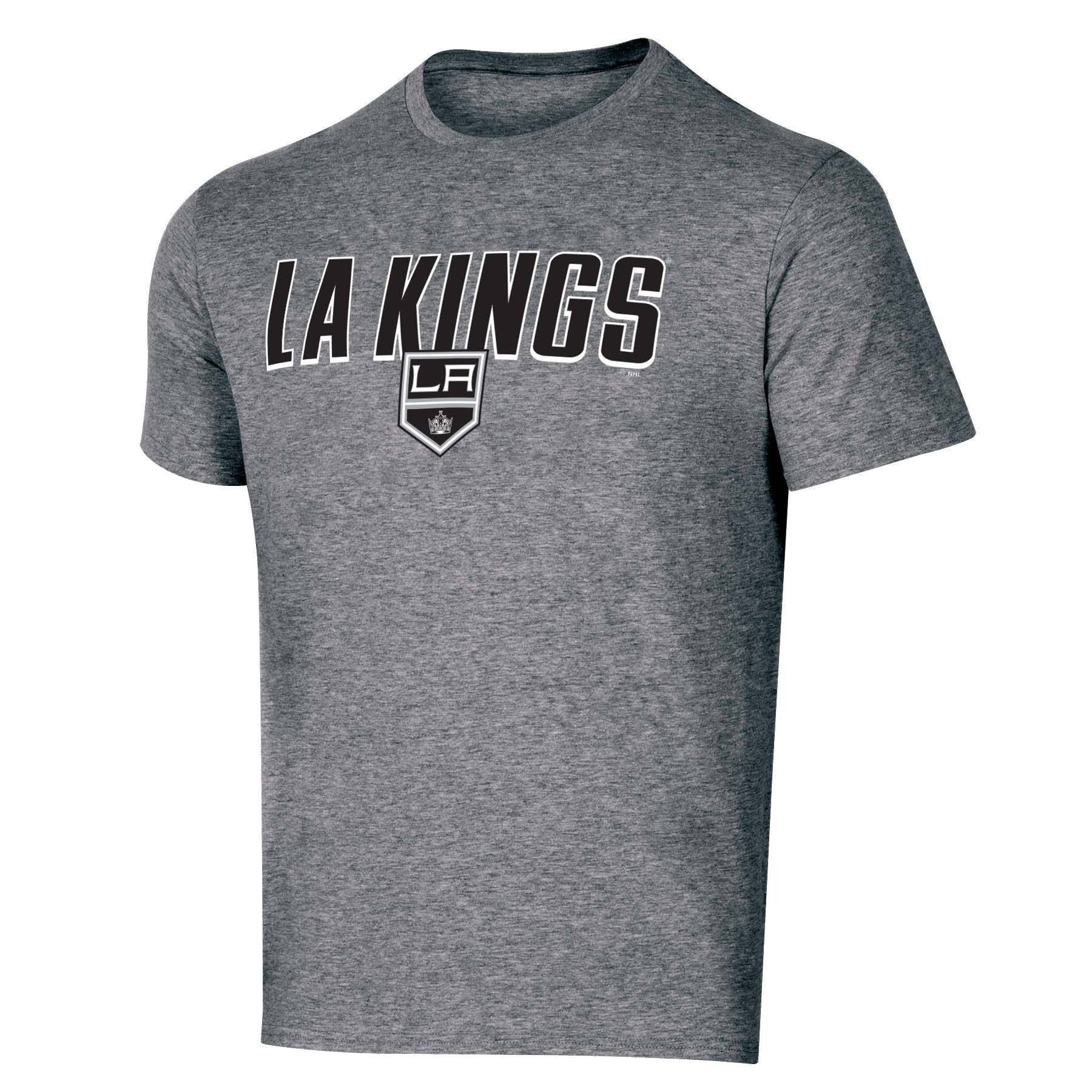 slide 1 of 2, NHL Los Angeles Kings Men's Short Sleeve Heather T-Shirt - XL, 1 ct