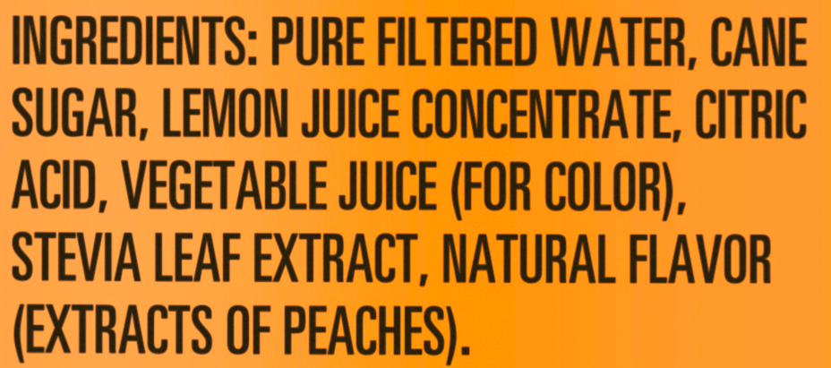 slide 3 of 5, Hubert's Lemonade Peach Glass Drink- 16 fl oz, 16 fl oz