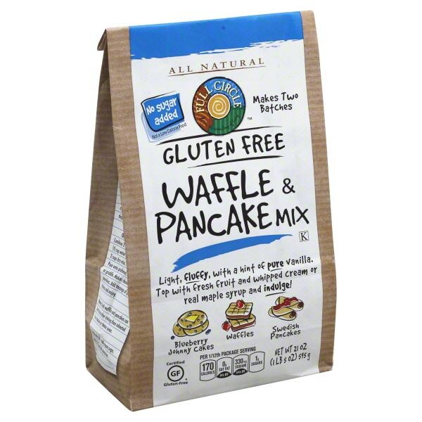 slide 1 of 6, Full Circle Market Gluten Free Waffle Pancake Mix, 21 oz