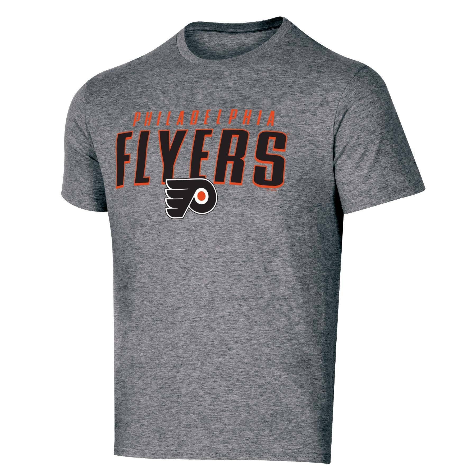 slide 1 of 2, NHL Philadelphia Flyers Men's Short Sleeve Heather T-Shirt - XL, 1 ct