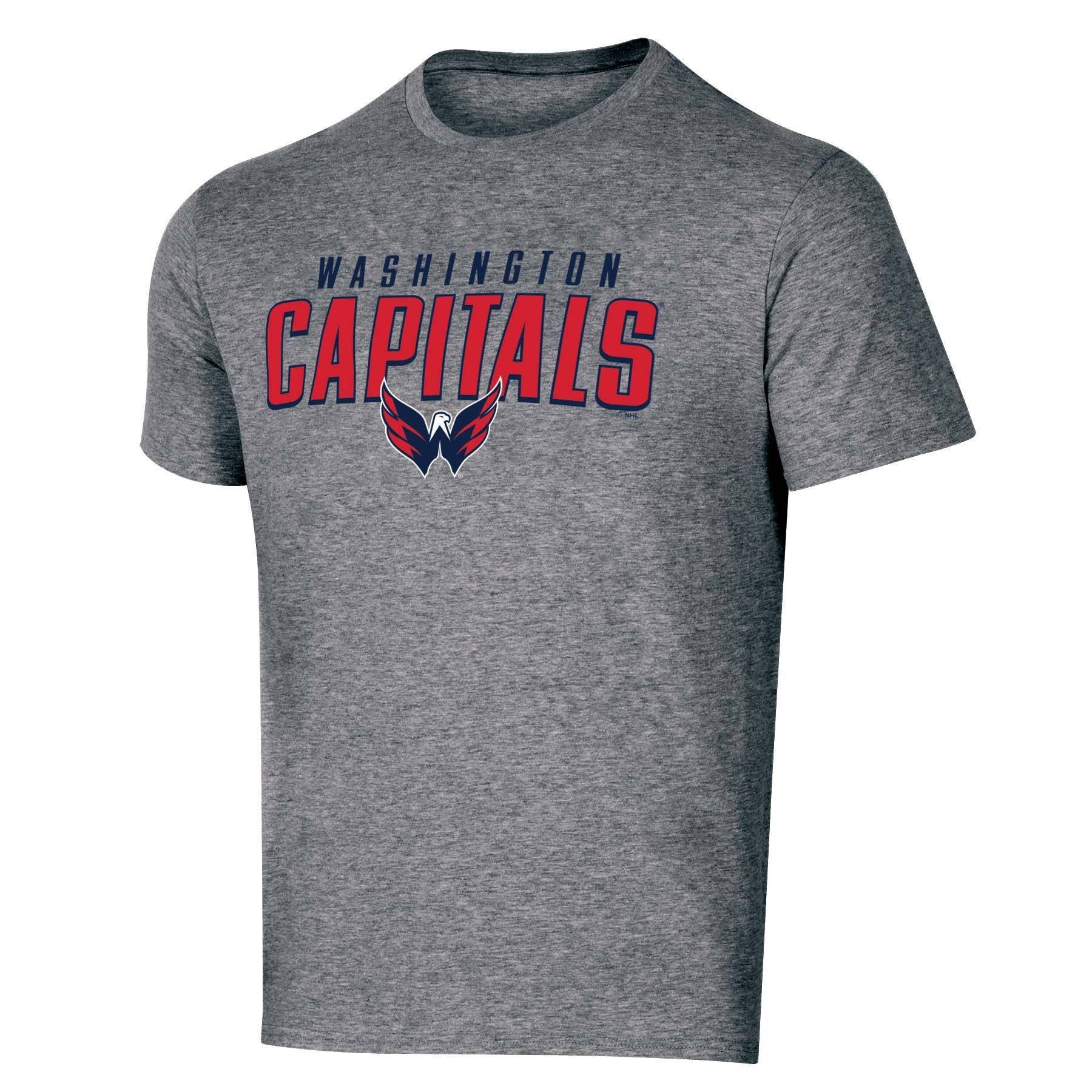 slide 1 of 2, NHL Washington Capitals Men's Short Sleeve Heather T-Shirt - XL, 1 ct