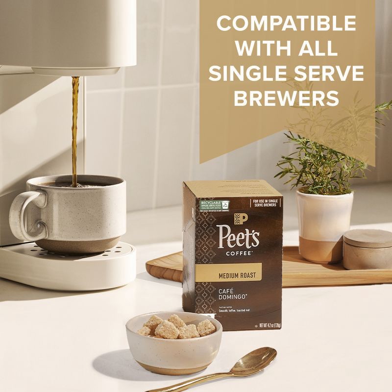 slide 4 of 7, Peet's Coffee House Dark Roast Single Serve Coffee Pods - 22ct, 22 ct