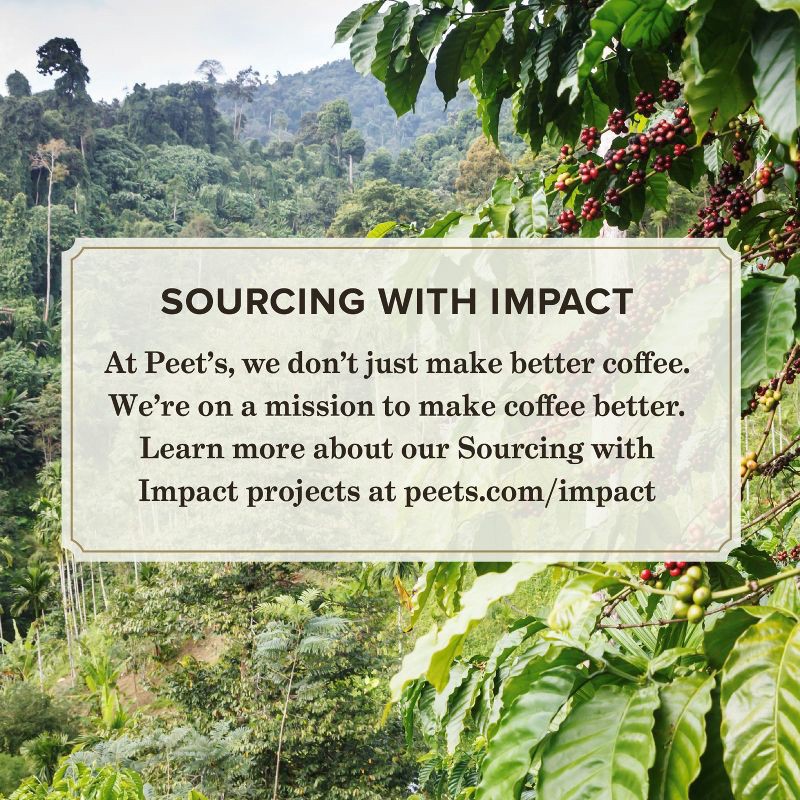 slide 6 of 7, Peet's Coffee House Dark Roast Single Serve Coffee Pods - 22ct, 22 ct