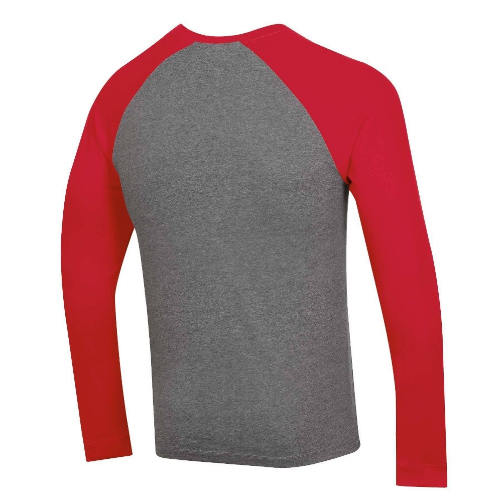 slide 2 of 2, NHL Chicago Blackhawks Men's Long Sleeve Raglan T-Shirt - XL, 1 ct