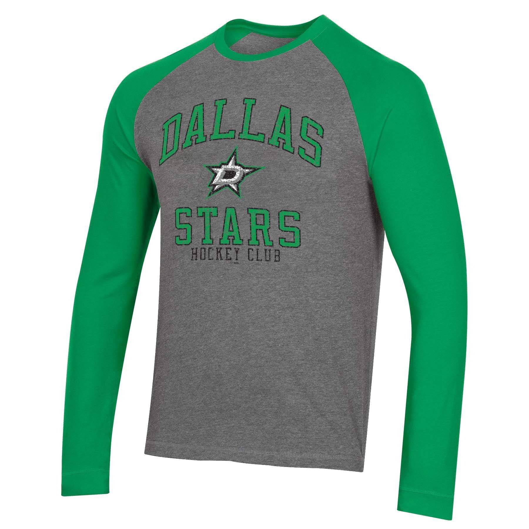 slide 1 of 2, NHL Dallas Stars Men's Long Sleeve Raglan T-Shirt - XL, 1 ct