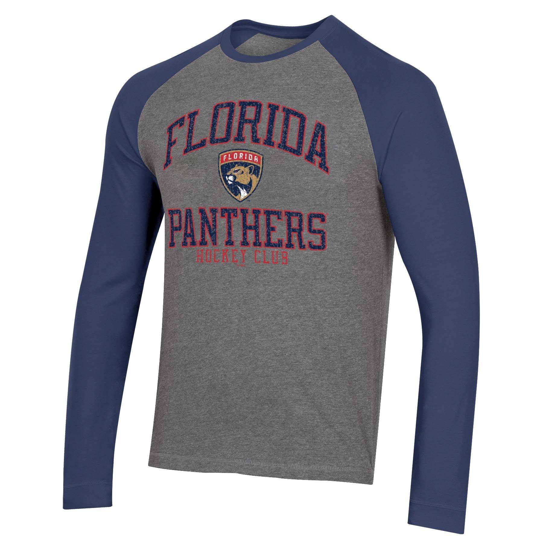 slide 1 of 2, NHL Florida Panthers Men's Long Sleeve Raglan T-Shirt - XL, 1 ct