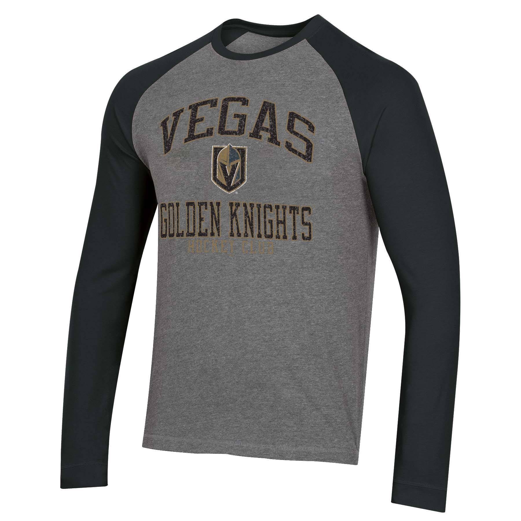 slide 1 of 2, NHL Vegas Golden Knights Men's Long Sleeve Raglan T-Shirt - XL, 1 ct