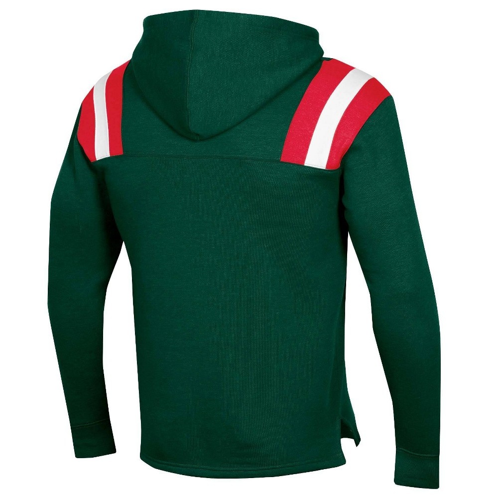 slide 2 of 2, NHL Minnesota Wild Men's Hat Trick Laced Hoodie - XL, 1 ct