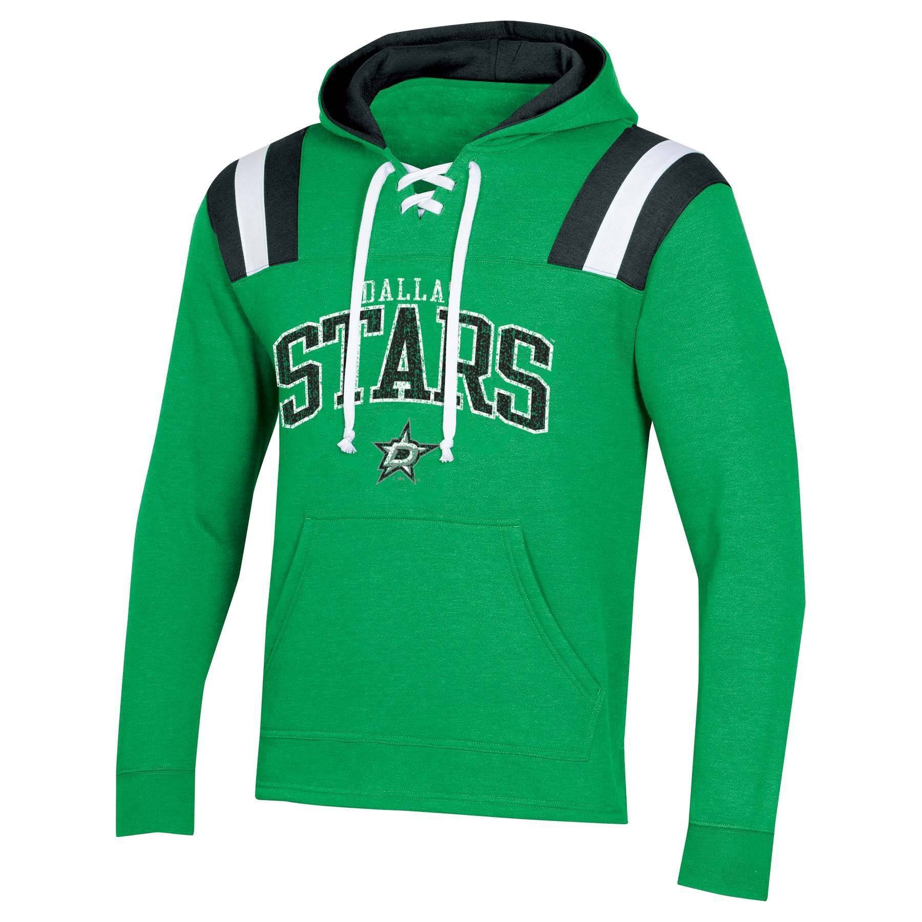 slide 1 of 2, NHL Dallas Stars Men's Hat Trick Laced Hoodie - XL, 1 ct