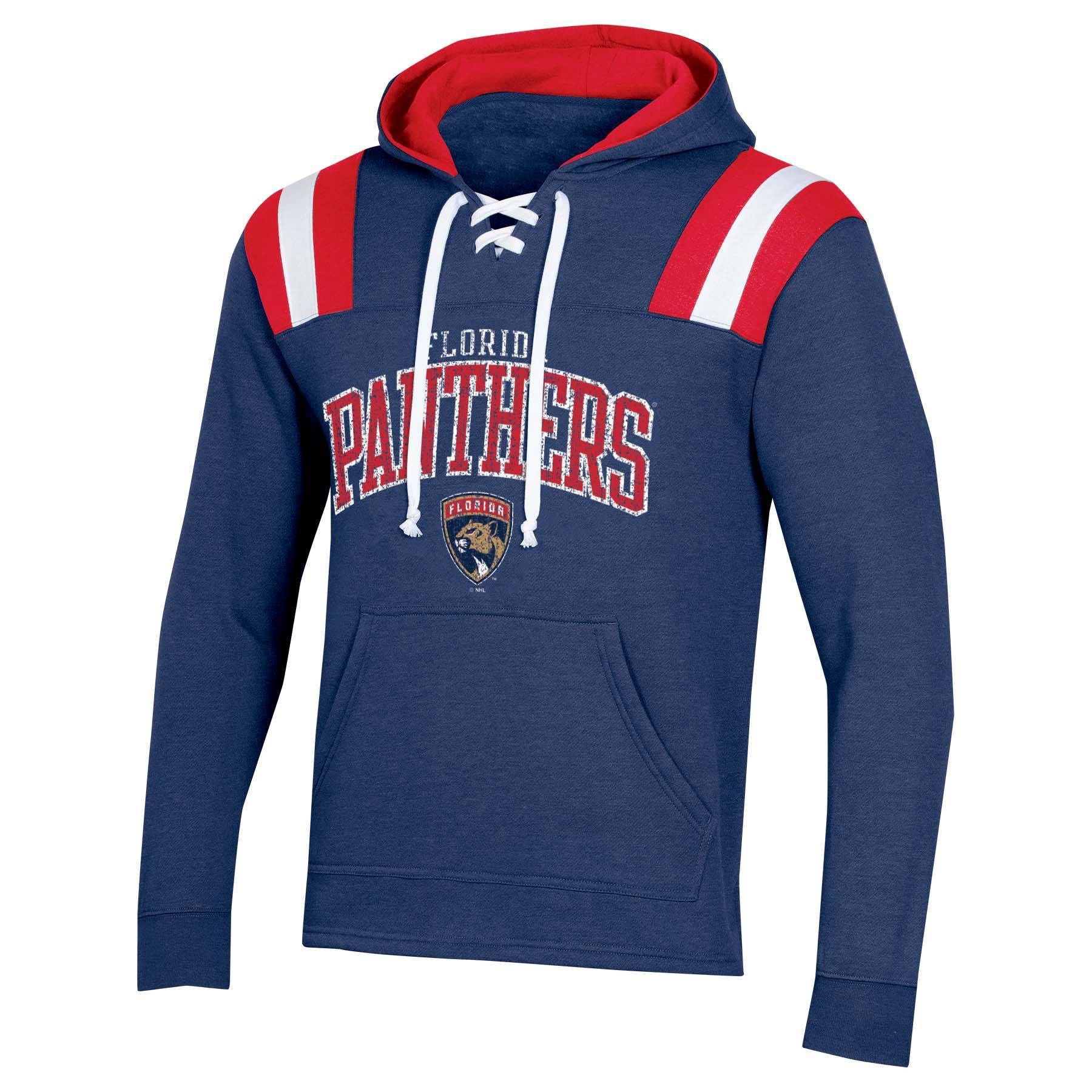 slide 1 of 2, NHL Florida Panthers Men's Hat Trick Laced Hoodie - XL, 1 ct