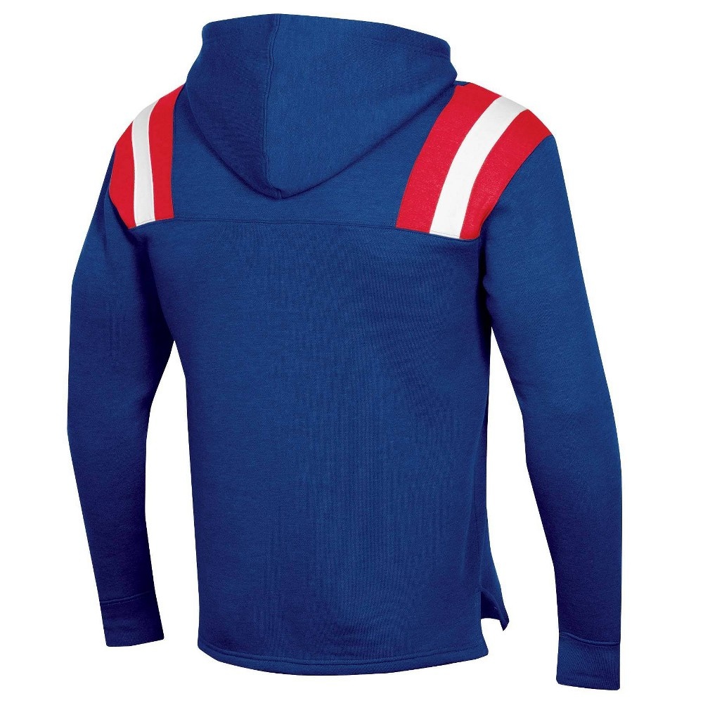 slide 2 of 2, NHL New York Rangers Men's Hat Trick Laced Hoodie - XL, 1 ct