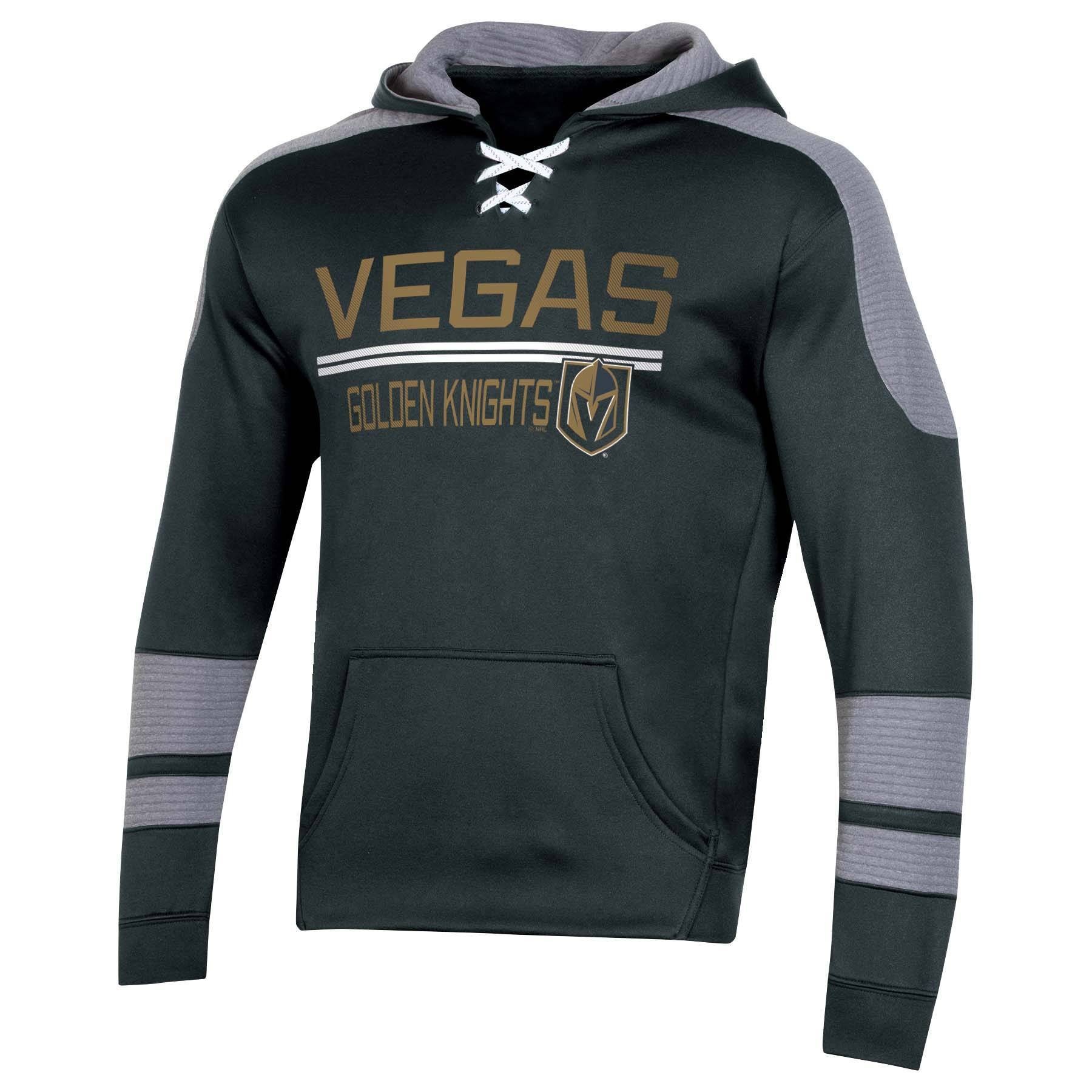 slide 1 of 2, NHL Vegas Golden Knights Men's Edge Poly Textured Hoodie - XL, 1 ct