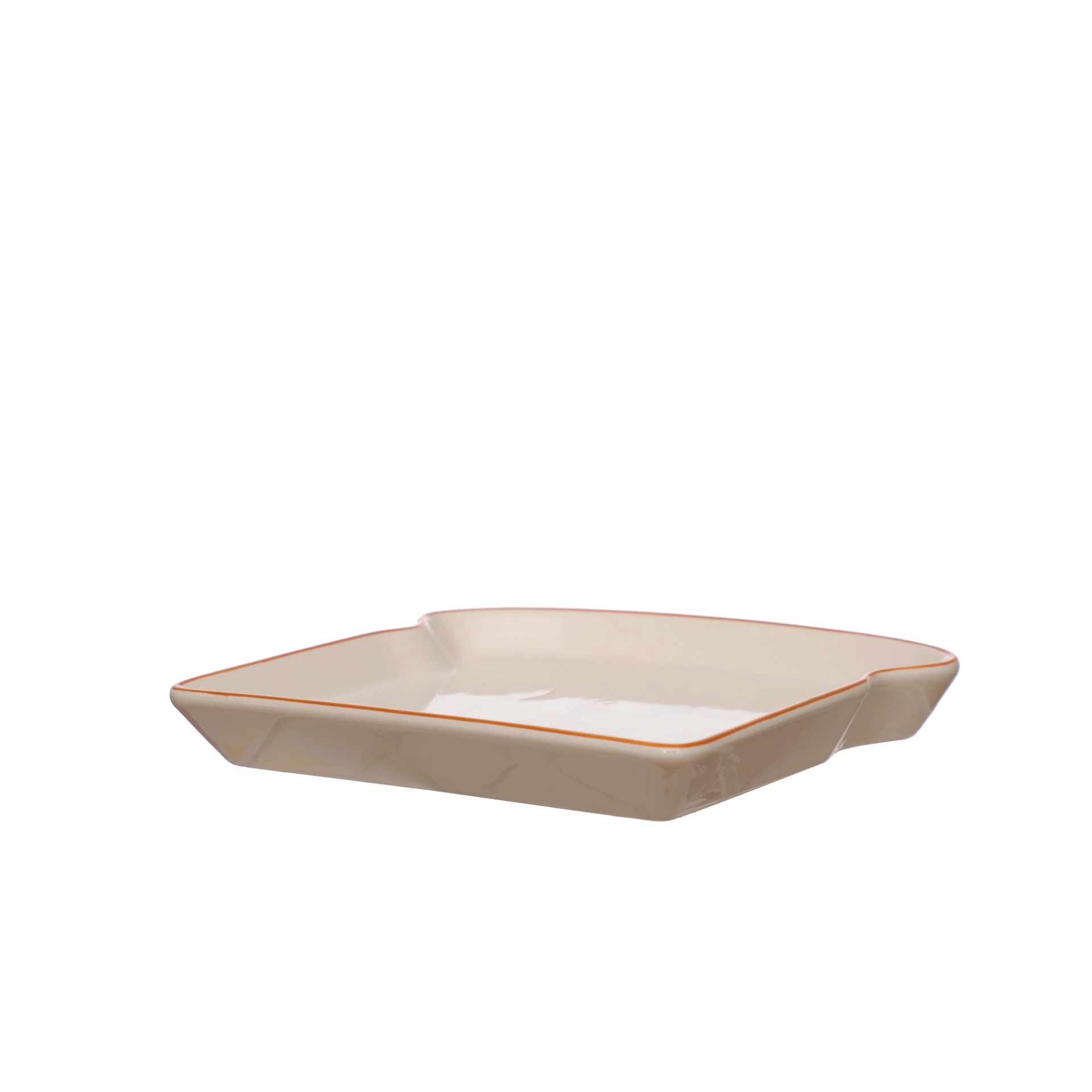 slide 3 of 3, 7" Bread Ceramic Plate By Ashland, 7 in
