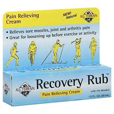 slide 1 of 1, All Terrain Recovery Rub Pain Relieving Cream, 1 oz