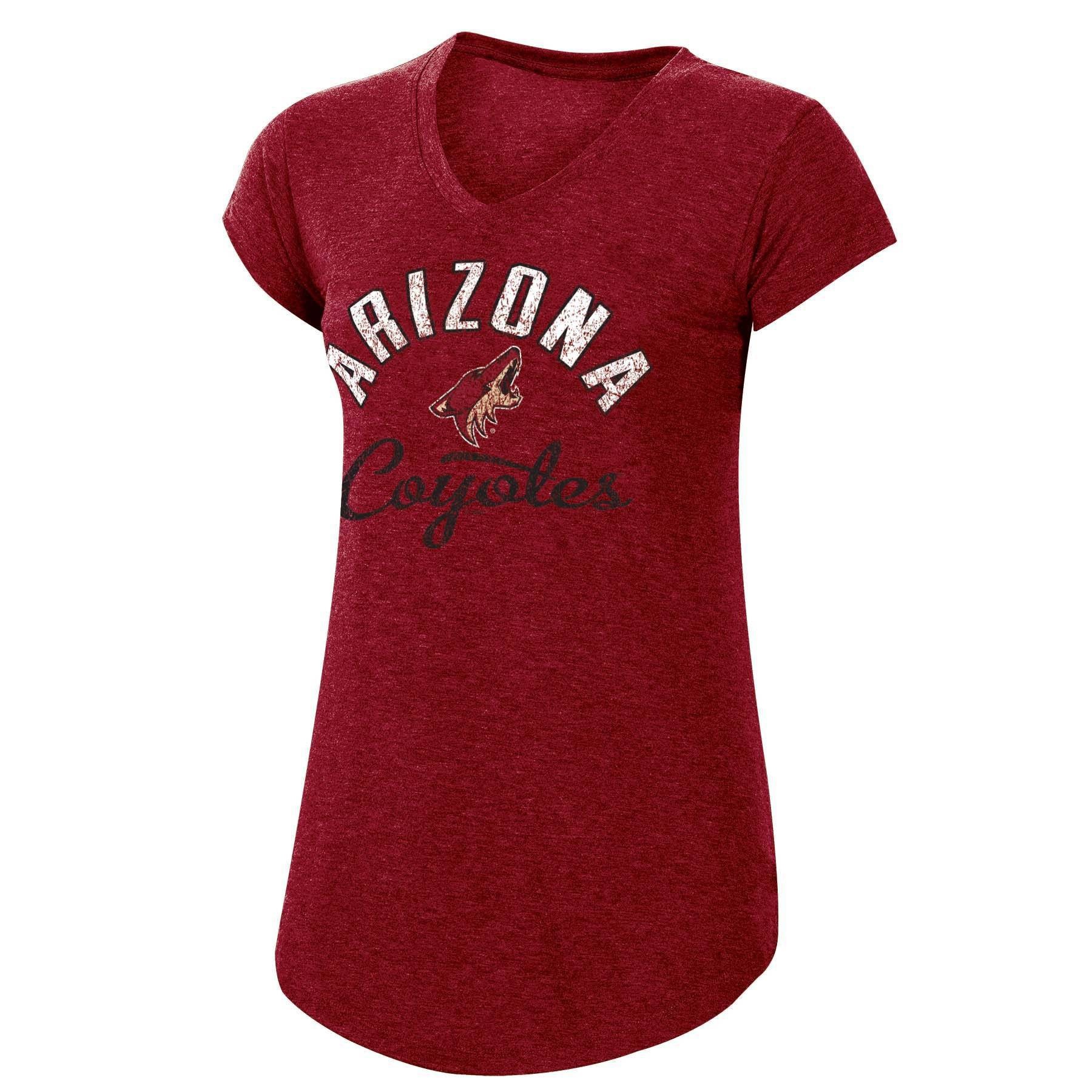 slide 1 of 2, NHL Arizona Coyotes Women's Team Pride V-Neck T-Shirt - XL, 1 ct