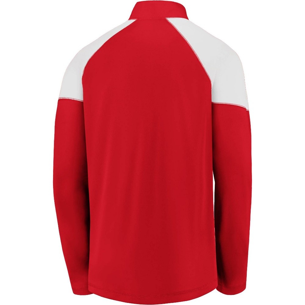 slide 2 of 3, NCAA Wisconsin Badgers Men's 1/4-Zip Sweatshirt - XL, 1 ct