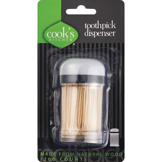 slide 1 of 1, Cook's Kitchen Toothpick Dispenser, 1 ct