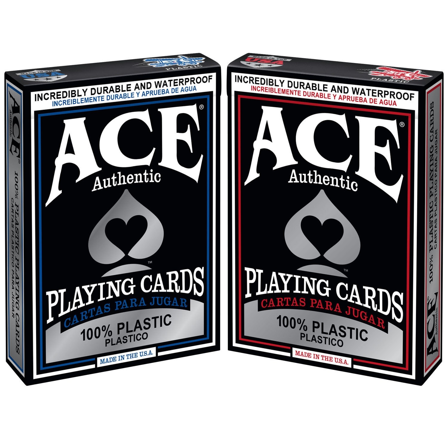 slide 1 of 1, Ace Playing Cards Plastic, 1 ct