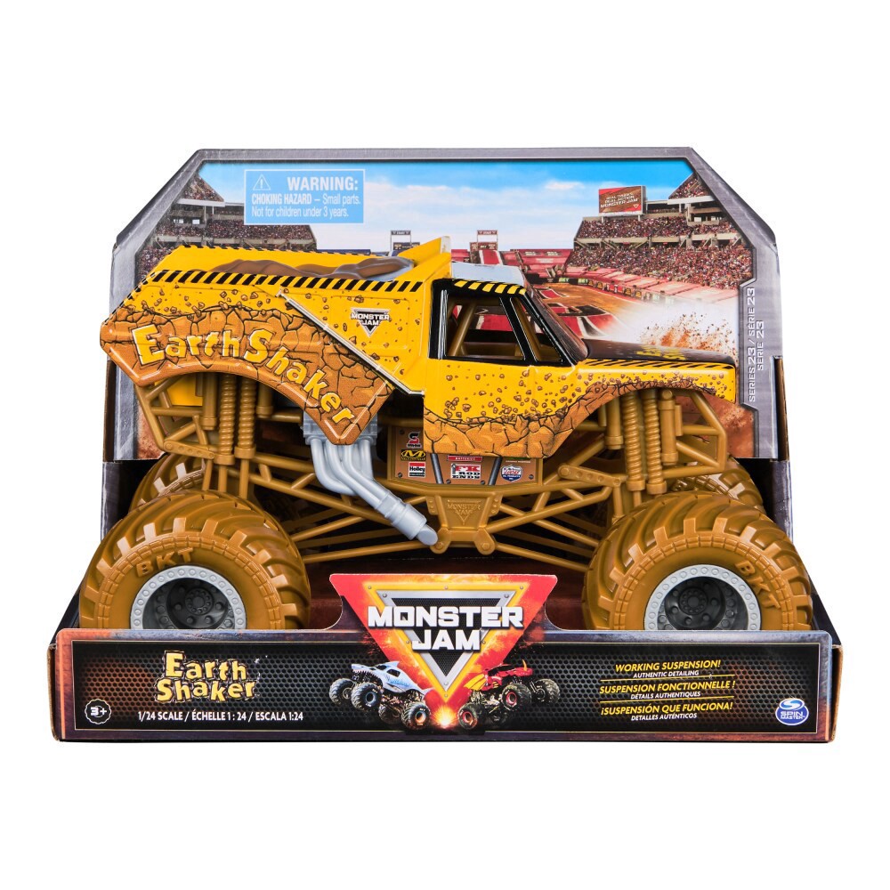 slide 2 of 4, Monster Jam Official Earth Shaker Monster Truck Collector Die-Cast Vehicle, 1 ct