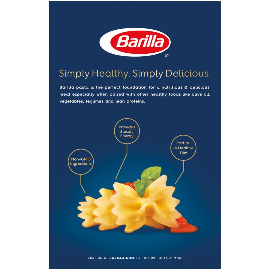 slide 7 of 8, Barilla Mini Farfalle Pasta, 16 oz