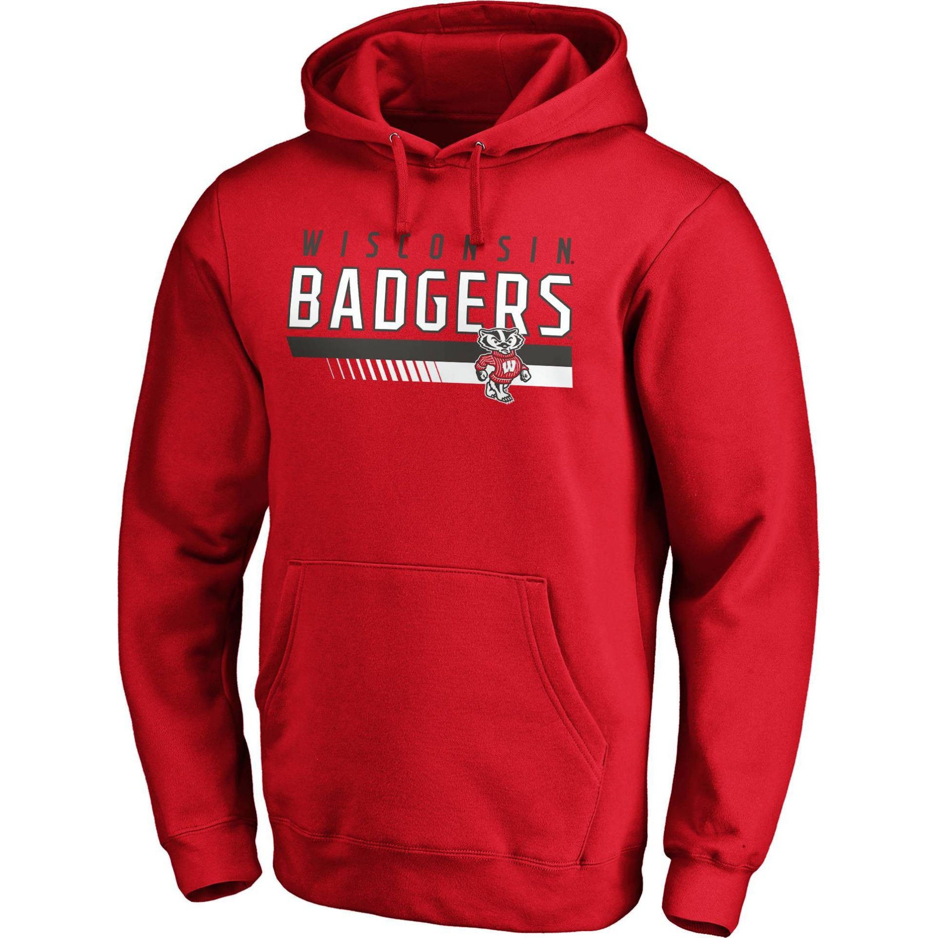 slide 1 of 3, NCAA Wisconsin Badgers Men's Fleece Hoodie - XL, 1 ct