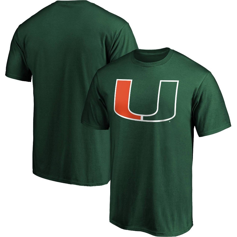 slide 3 of 3, NCAA Miami Hurricanes Men's Short Sleeve T-Shirt - XL, 1 ct