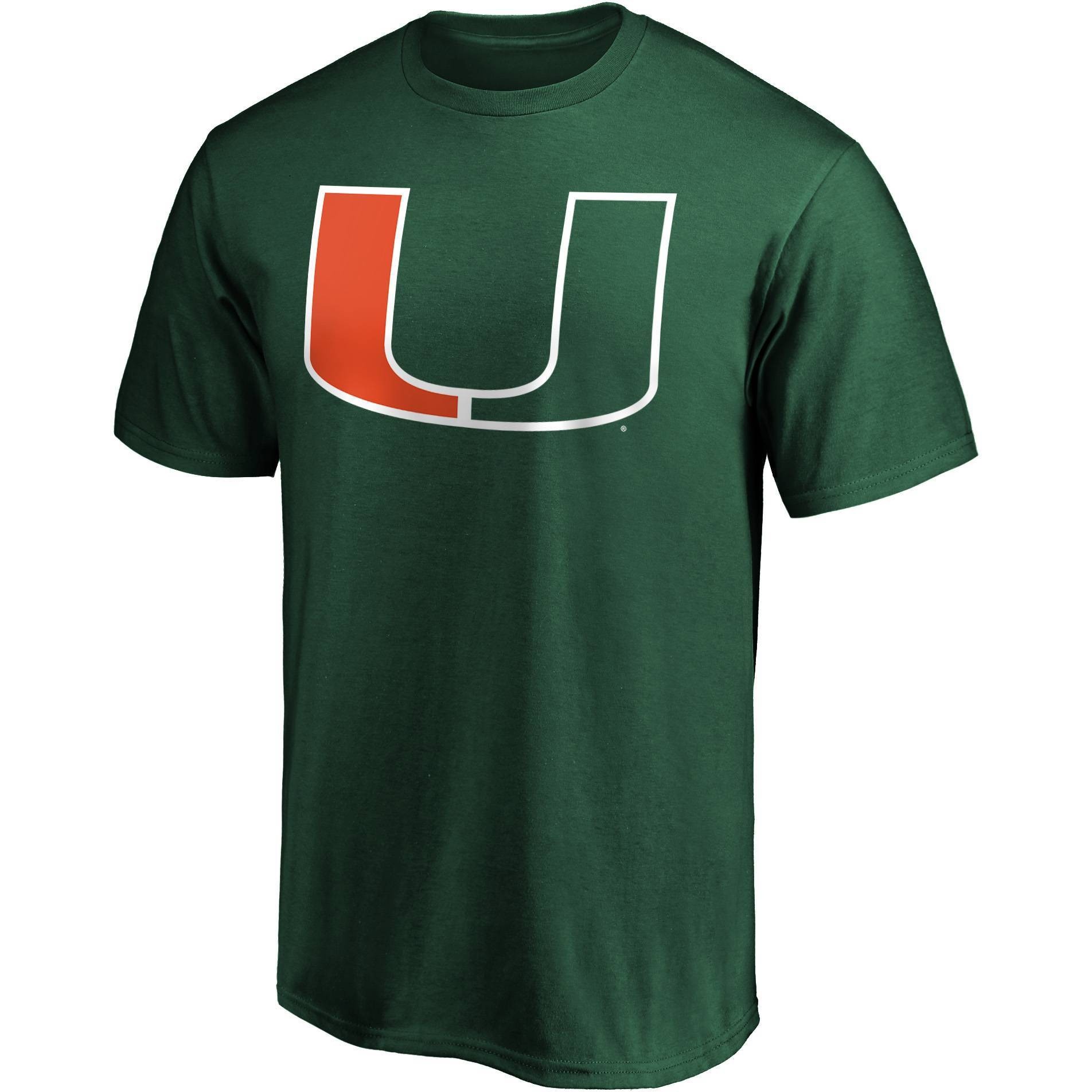 slide 1 of 3, NCAA Miami Hurricanes Men's Short Sleeve T-Shirt - XL, 1 ct