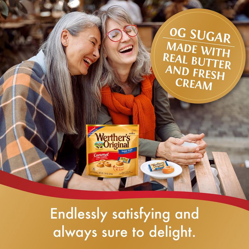 slide 4 of 6, Werther's Original Sugar Free Hard Candy Stand Up Bag – 7.7oz, 7.7 oz