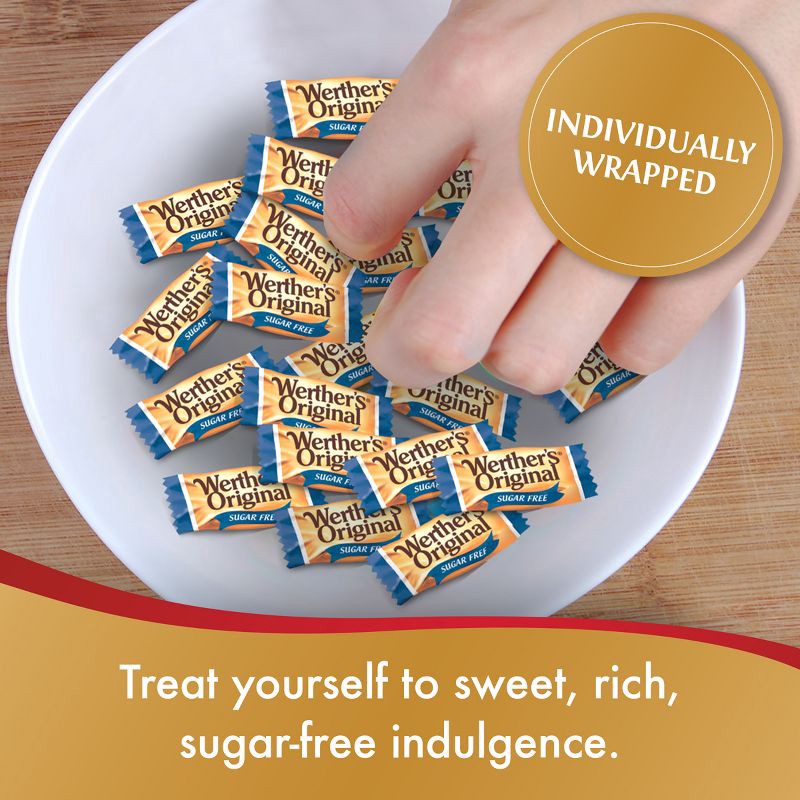 slide 5 of 6, Werther's Original Sugar Free Hard Candy Stand Up Bag – 7.7oz, 7.7 oz
