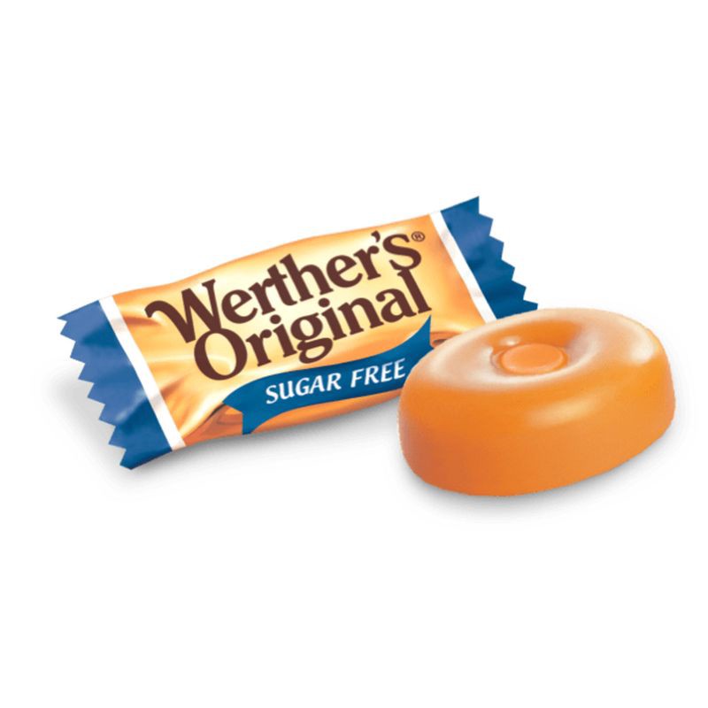 slide 7 of 9, Werther's Original Sugar Free Hard Candy Stand Up Bag – 7.7oz, 7.7 oz