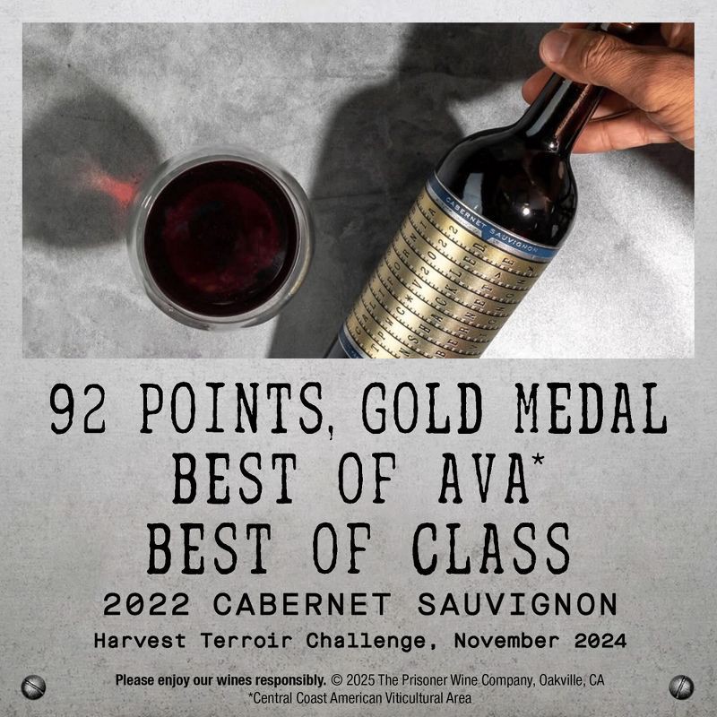 slide 7 of 9, Unshackled Cabernet Sauvignon Red Wine by The Prisoner - 750ml Bottle, 750 ml