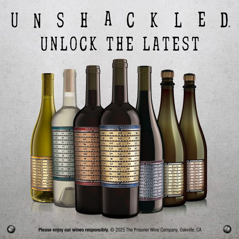 slide 8 of 9, Unshackled Cabernet Sauvignon Red Wine by The Prisoner - 750ml Bottle, 750 ml