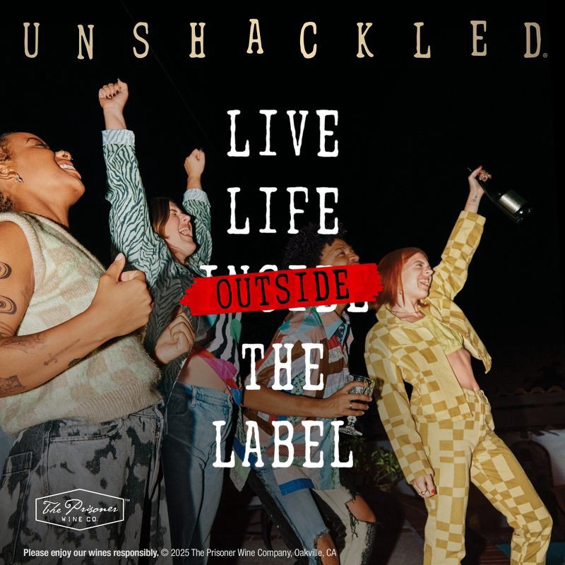 slide 9 of 9, Unshackled Cabernet Sauvignon Red Wine by The Prisoner - 750ml Bottle, 750 ml