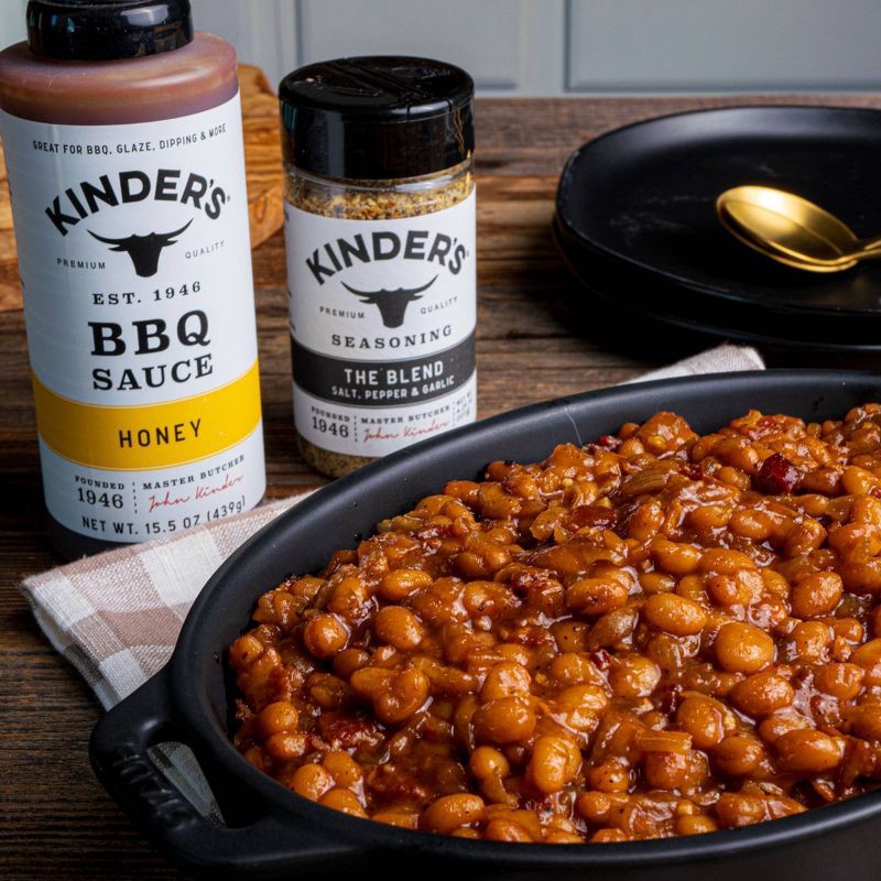 slide 4 of 5, Kinder's The Blend Salt Pepper and Garlic Seasoning Mix - 6.25oz, 6.25 oz