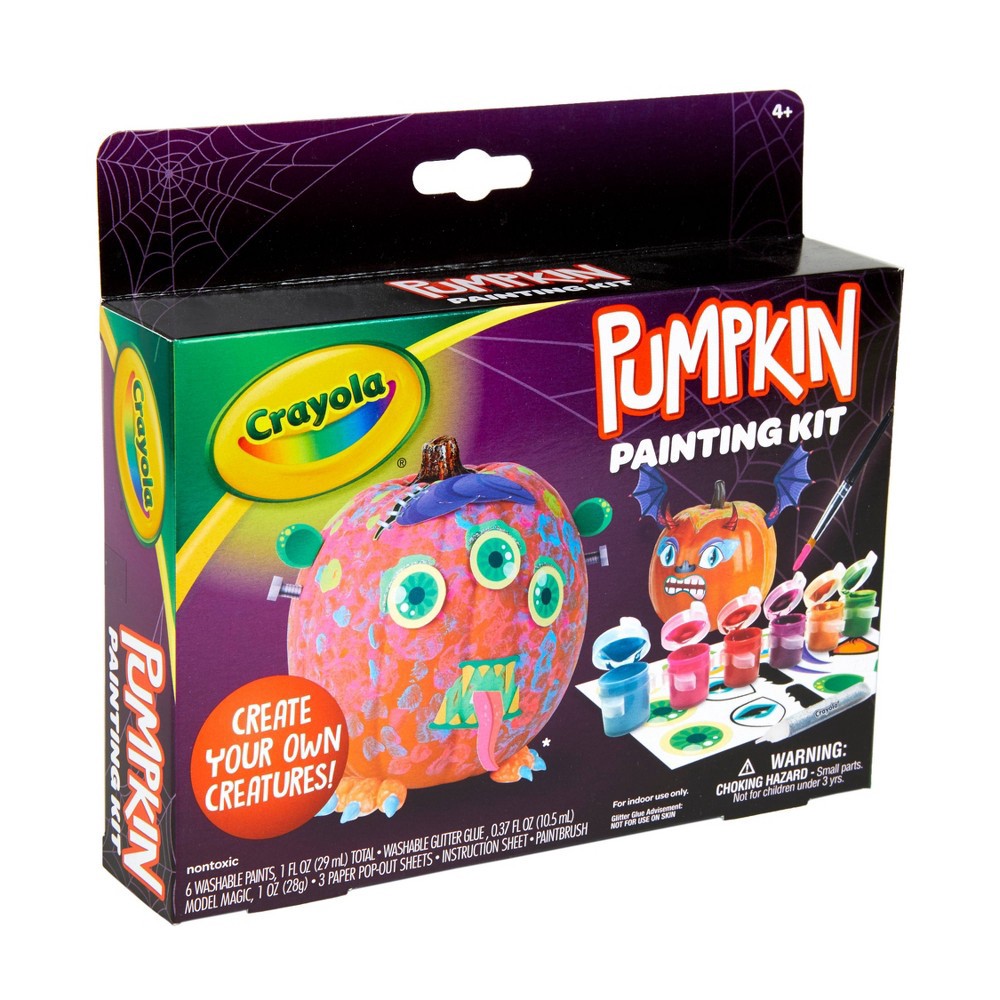 slide 2 of 5, Crayola Pumpkin Painting Kit - Monster, 1 ct