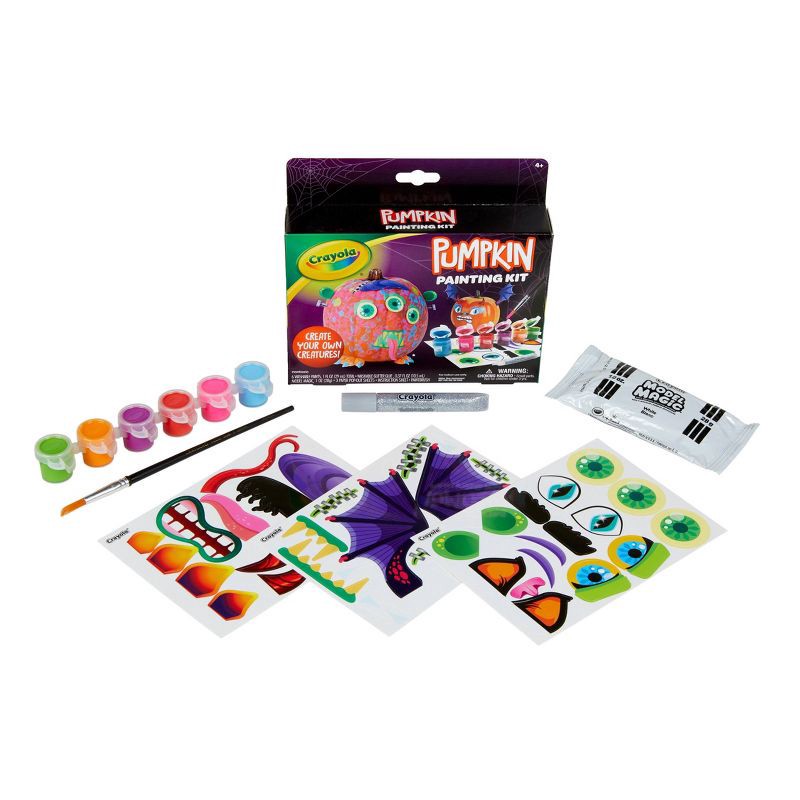 slide 3 of 5, Crayola Pumpkin Painting Kit - Monster, 1 ct