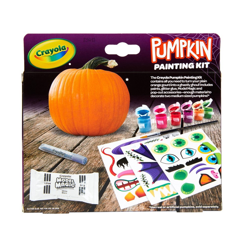 slide 5 of 5, Crayola Pumpkin Painting Kit - Monster, 1 ct
