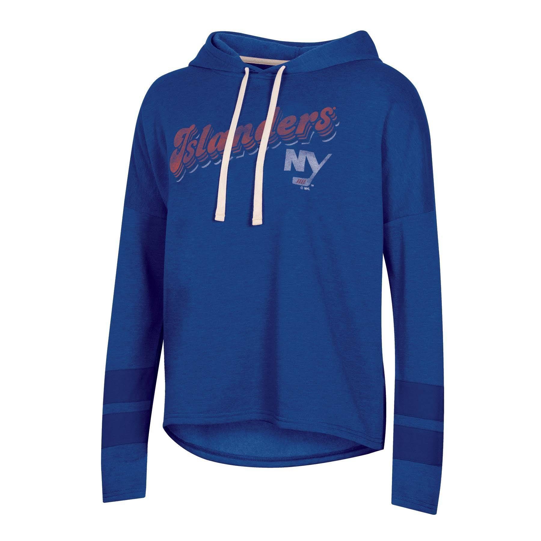 slide 1 of 2, NHL New York Islanders Women's Center Ice Fleece Hoodie - XL, 1 ct