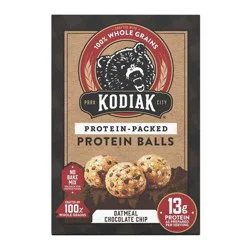 Kodiak Cakes Kodiak No-Bake Protein Ball Mix Oatmeal Chocolate Chip - 12.7oz