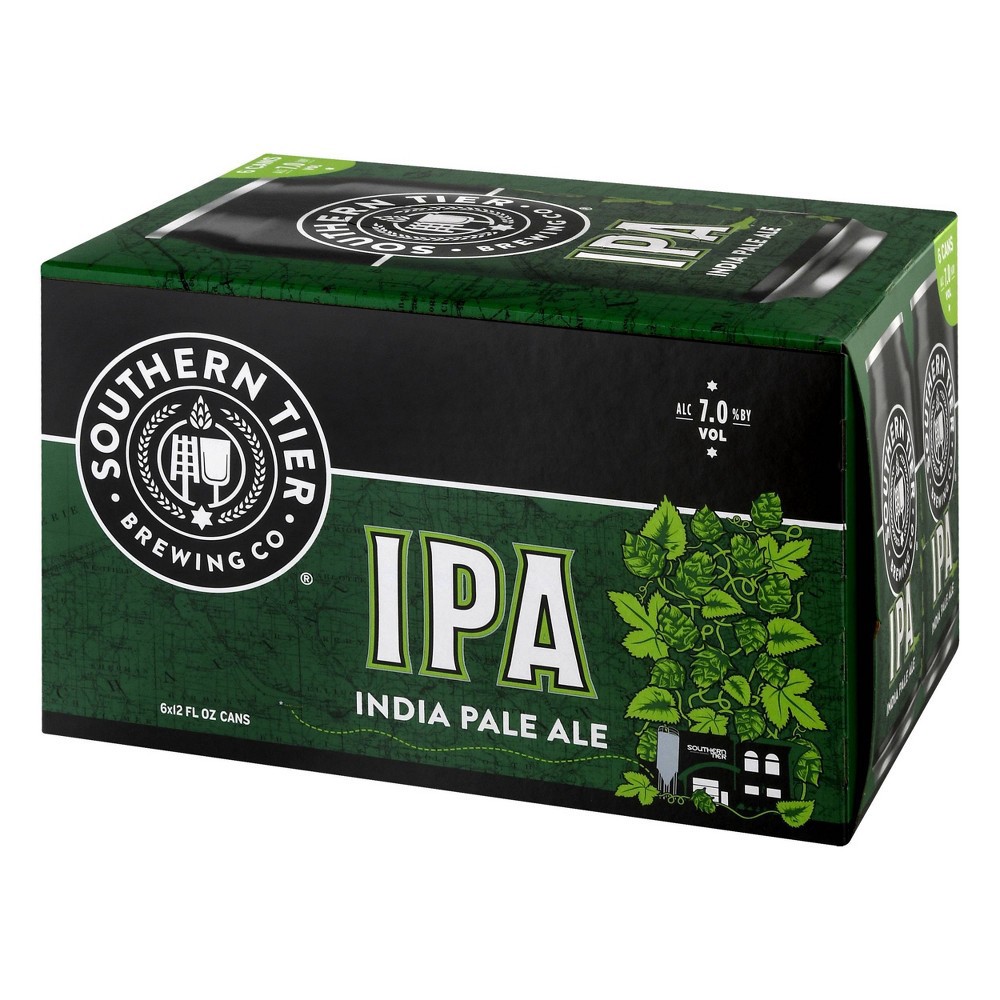 slide 4 of 5, Southern Tier Brewing Company Southern Tier IPA Beer - 6pk/12 fl oz Cans, 6 ct; 12 fl oz