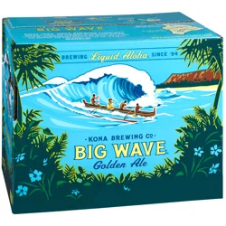 Kona Brewing Co. Big Wave Golden Ale, 12 Pack 12 fl. oz. Bottles