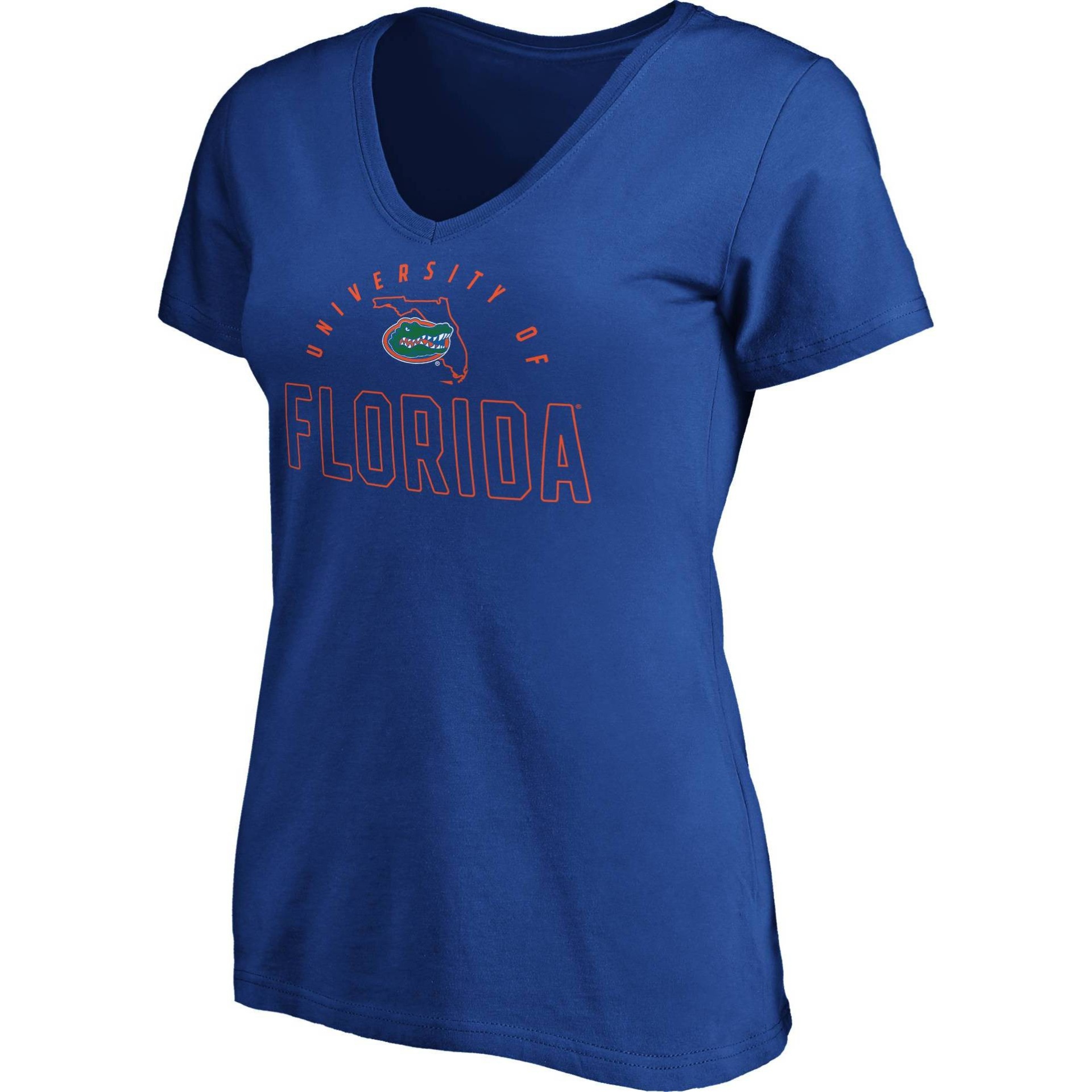 slide 1 of 3, NCAA Florida Gators Women's Short Sleeve V-Neck T-Shirt - XL, 1 ct