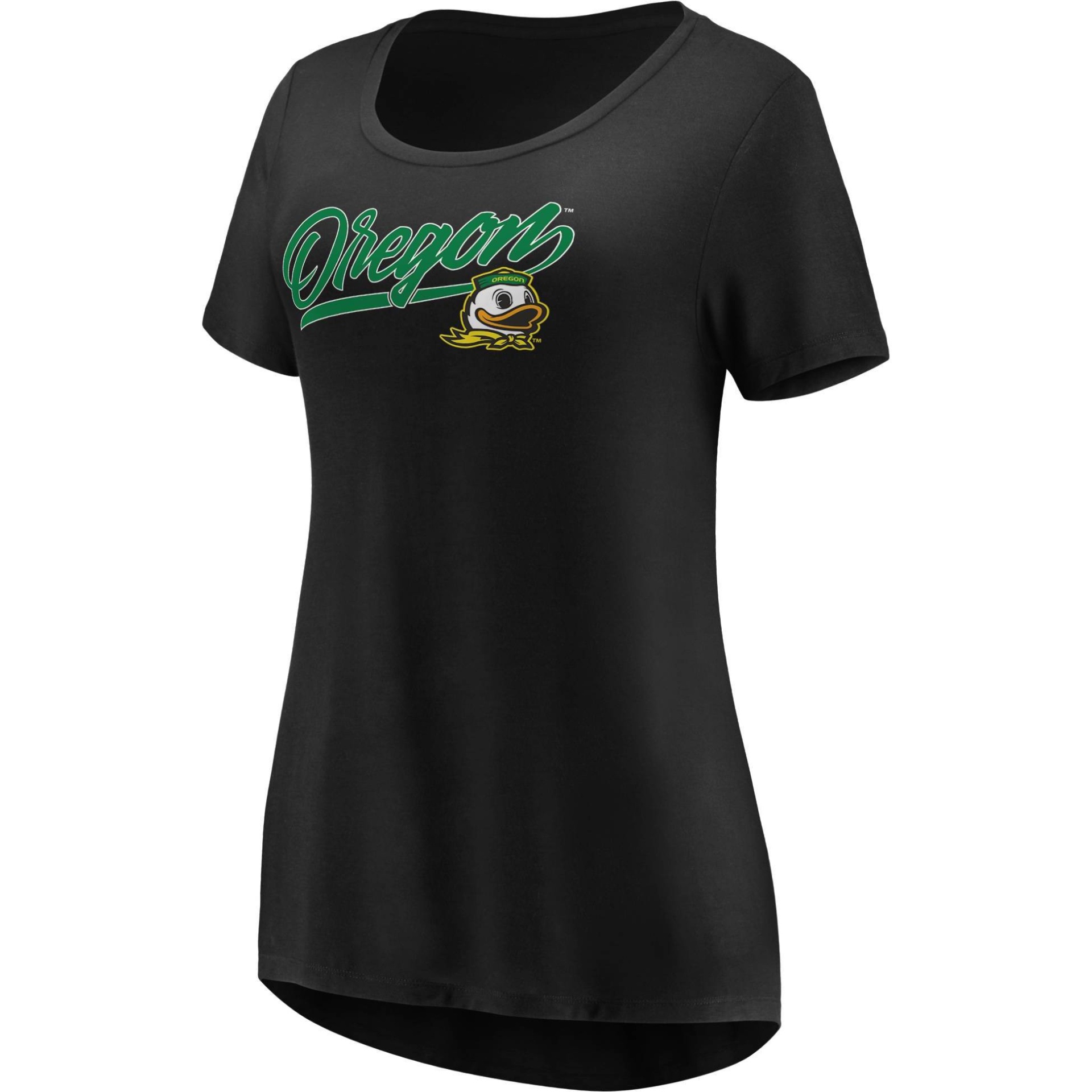 slide 1 of 3, NCAA Oregon Ducks Women's Short Sleeve Scoop Neck T-Shirt - XL, 1 ct