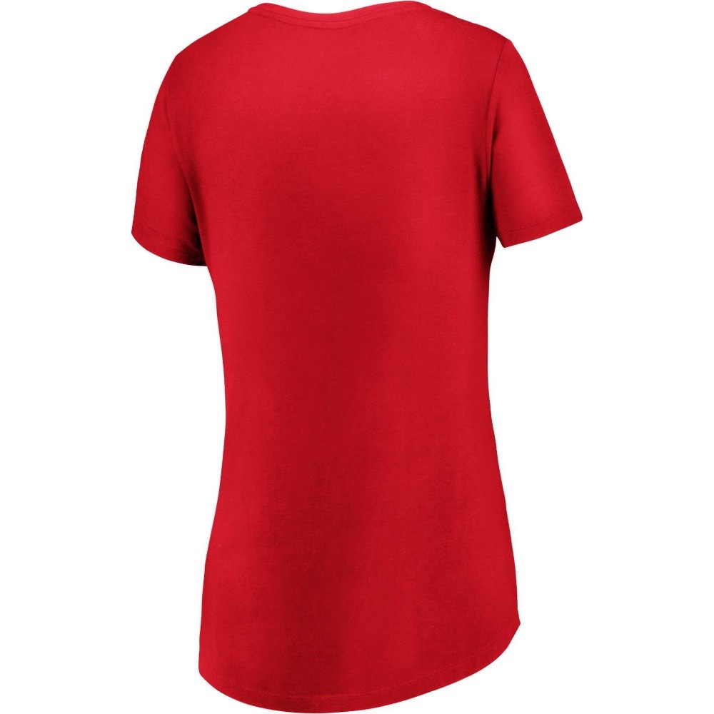 slide 2 of 3, NCAA Wisconsin Badgers Women's Short Sleeve Scoop Neck T-Shirt - XL, 1 ct