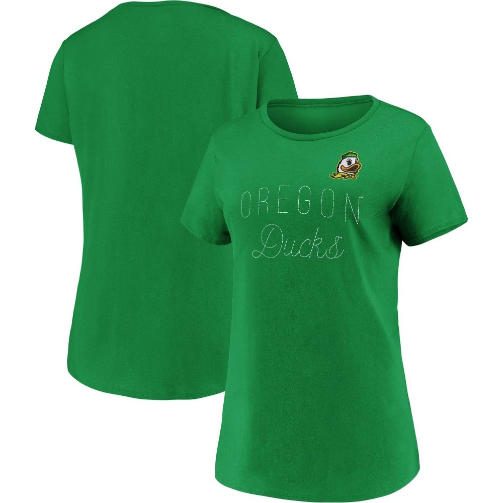 slide 3 of 3, NCAA Oregon Ducks Women's Short Sleeve Crew Neck T-Shirt - XL, 1 ct