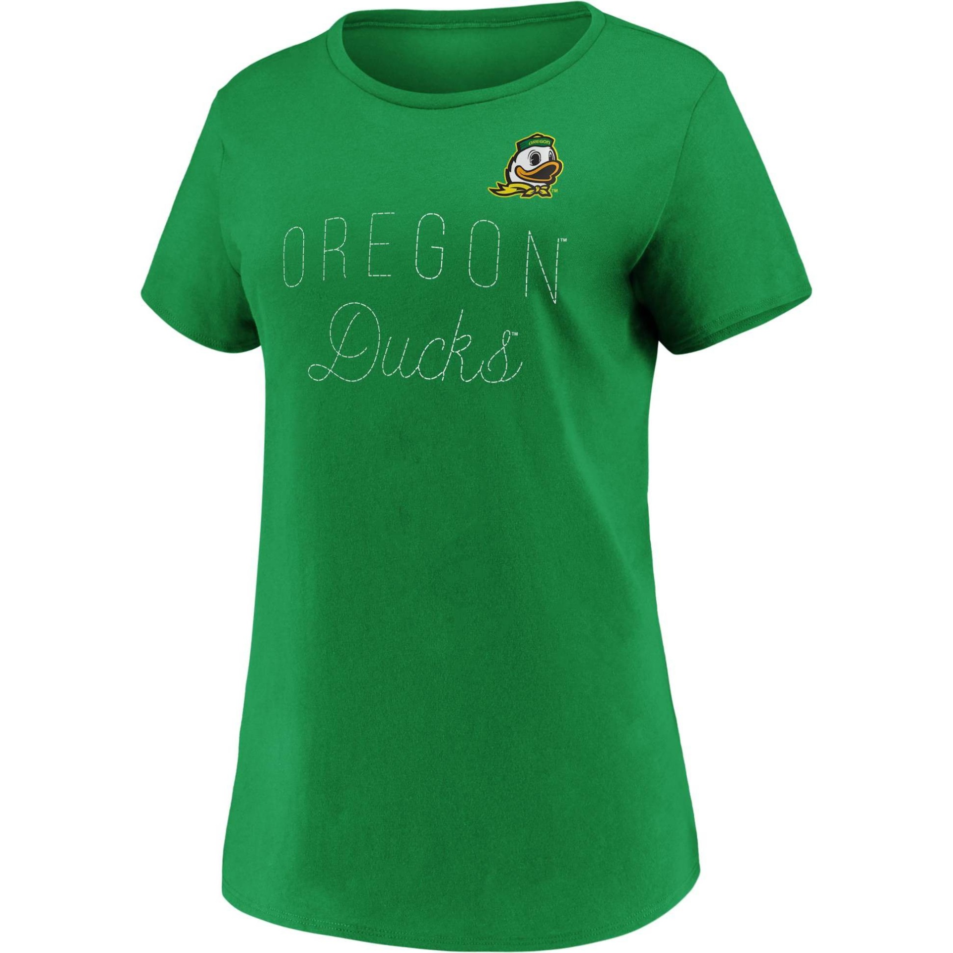 slide 1 of 3, NCAA Oregon Ducks Women's Short Sleeve Crew Neck T-Shirt - XL, 1 ct